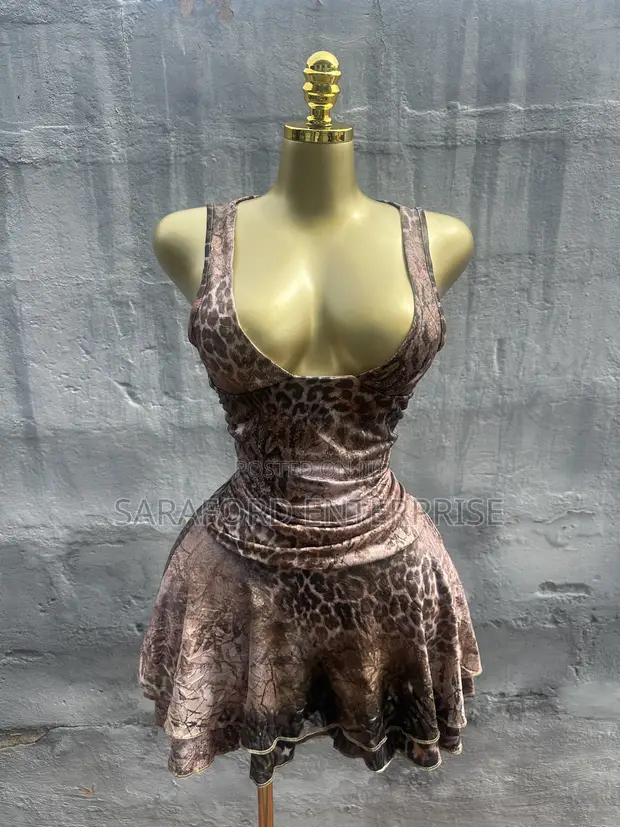 Sleeveless Mini Dress - 1