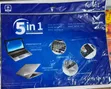 5-in-1 Laptop Sticker Set (Transparent) - 1