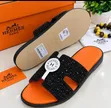 Hermes Stone Embedded Slippers - 1