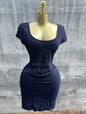 Navy Blue Bodycon Dress