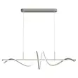 Linear Wave-Shaped Pendant Light - 2
