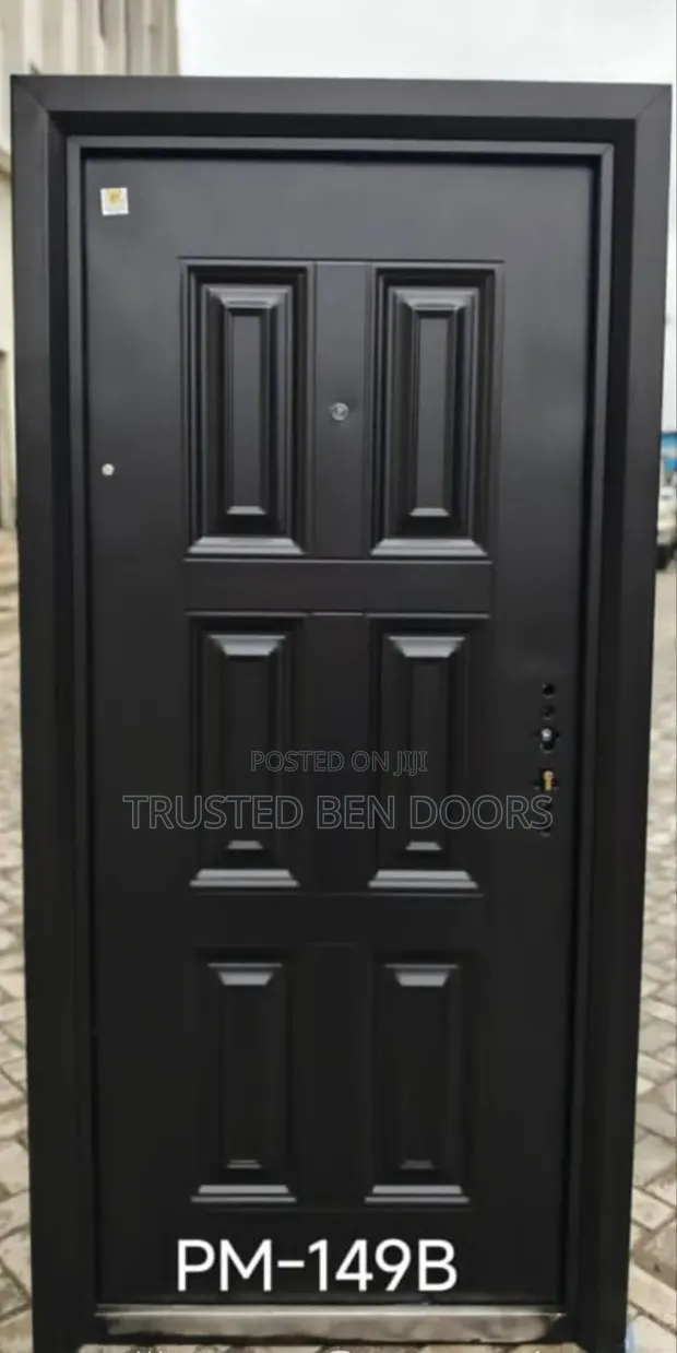 Paladin Black Single Security Door - 1