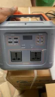Fibon 550W Electric & Solar Power Station with 150W Panel + 4 Bulbs - 3