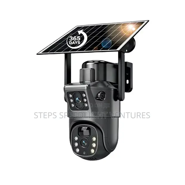 4G Solar PTZ CCTV Camera with Dual Lens - 1