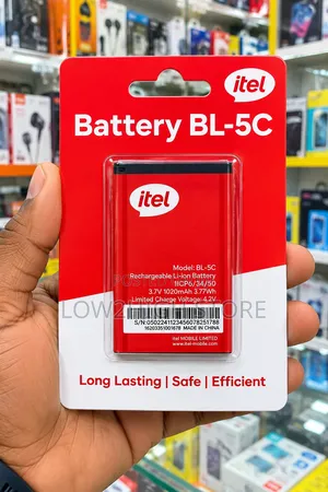 Itel BL-5C Rechargeable Li-Ion Battery - 1020mAh