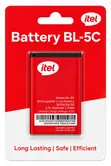 Itel BL-5C Rechargeable Li-Ion Battery - 1020mAh - 2