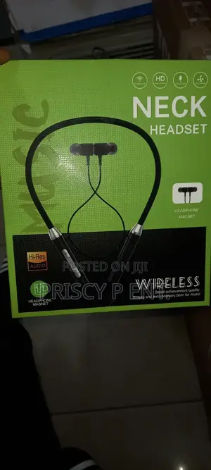New Neckband Headset - Black