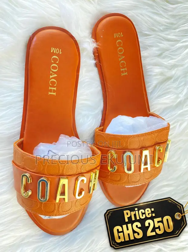 Coach Luxury Slippers - Women's Size 40 - 1