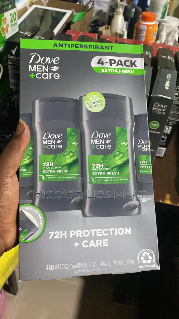 Dove Men+Care Antiperspirant 4-Pack - Extra Fresh - 1