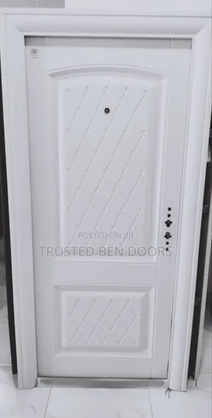 Paladin White Security Single Doors