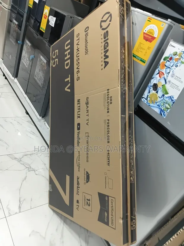 Sigma 55" Smart TV - STV-KU55V6-S - 1