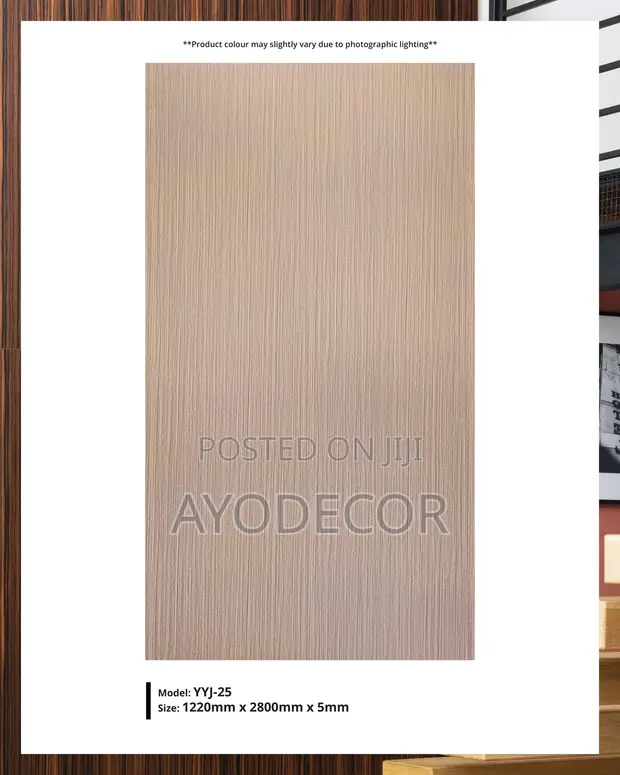 Turkish Bamboo Charcoal Finish Panel 4FT x 9.5FT 8MM - 1