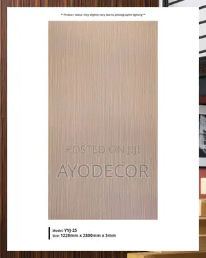 Turkish Bamboo Charcoal Finish Panel 4FT x 9.5FT 8MM