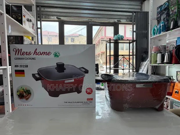 Mers Home 9L Multi-Purpose Electric Cooking Pot MH-2025B - 1