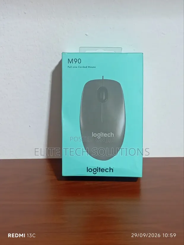 Logitech M90 USB Wired Mouse - 1