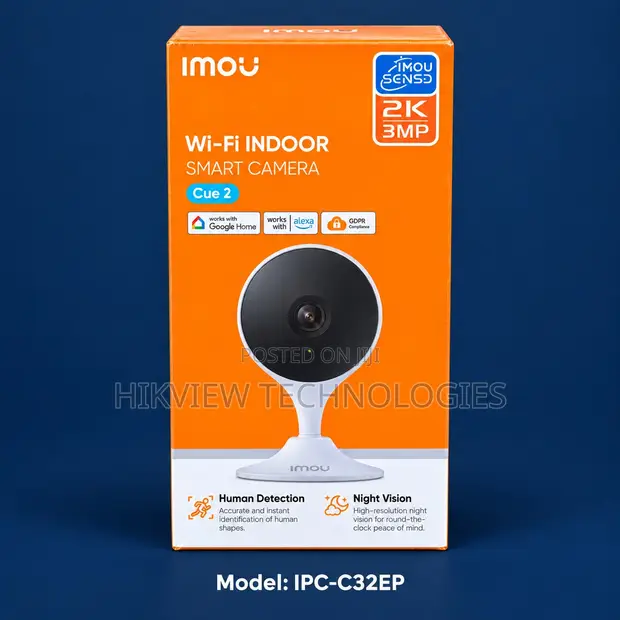 Imou Cue 2 3MP Wi-Fi Security Camera (IPC-C32EP) - 1