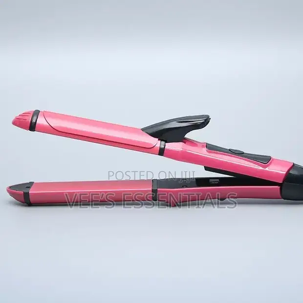 2-in-1 Hair Straightener & Curler - 1