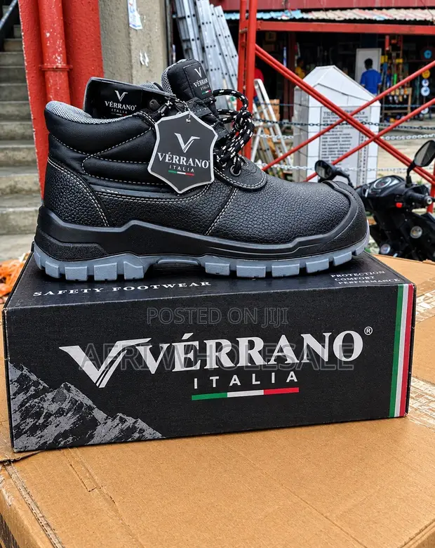 Verrano Italia Safety Boots - Steel Toe Work Shoes - 1