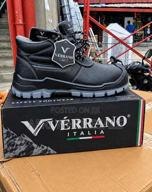 Verrano Italia Safety Boots - Steel Toe Work Shoes
