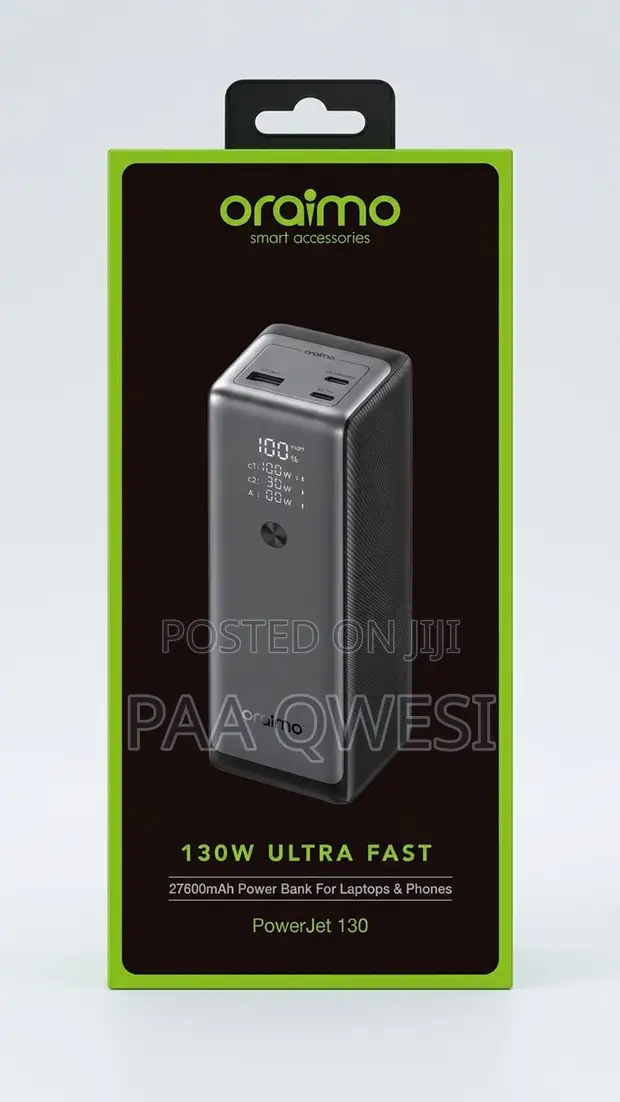 Oraimo PowerJet 130 130W Laptop & Phone Charger - 1