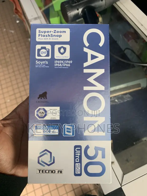 New Tecno Camon 50 Ultra 512GB Black - 1