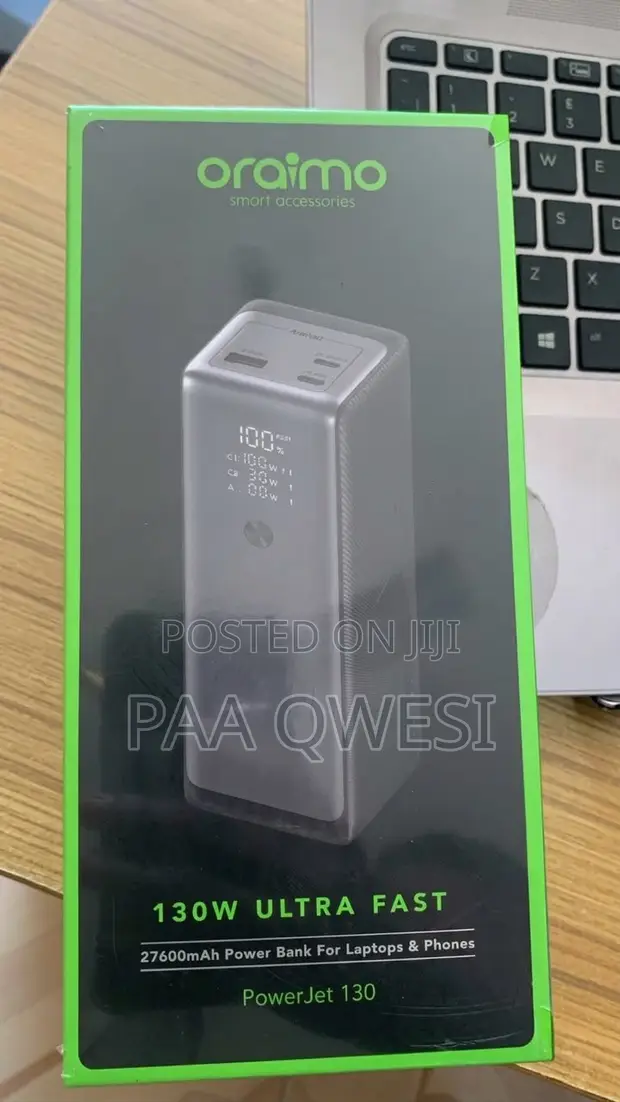 Oraimo PowerJet 130 Ultra Fast 27600mAh Power Bank - 1