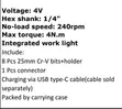 INGCO 4V Cordless Screwdriver - Brand New - 4