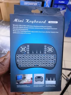 Mini Wireless Keyboard with Touchpad and Backlight