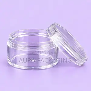 10ml Lip Balm Jar (Clear/White/Black Cover)