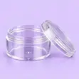 10ml Lip Balm Jar (Clear/White/Black Cover) - 1