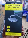 USB-C to HDMI 3-in-1 Adapter with USB 3.0 - 1