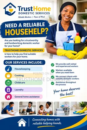 TrustHome Domestic Services - Househelps, Nannies, Cleaners