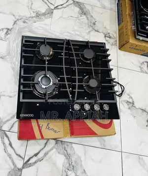 Kenwood 60cm 4 Gas Hob (Black Tempered Glass)