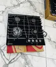 Kenwood 60cm 4 Gas Hob (Black Tempered Glass) - 1