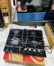 Kenwood 60cm 4 Gas Hob (Black Glass) - 1