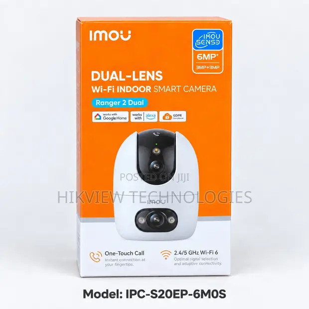 Imou Ranger 2 Dual 6MP Indoor Wi-Fi 6 Security Camera - 1