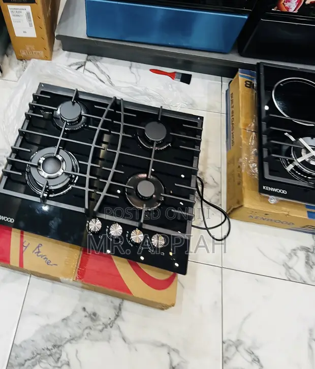Kenwood 60cm 4 Gas Hob (Tempered Glass) - 1