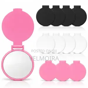 Mini Compact Mirror - Silver