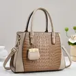 Luxury Crocodile Skin Handbag - 1