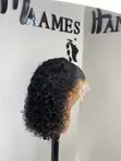Human Hair Frontal Jerry Curl Wig Cap - 2