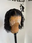 Human Hair Frontal Jerry Curl Wig Cap - 4