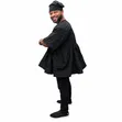 Tryahu Smock Hub: Men's Black Fugu & Batakari - 2
