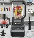 Hoffman HM-2089 Professional 4-in-1 Commercial Blender - 1