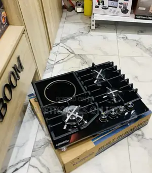Kenwood 60cm 3+1 Inbuilt Glass Black Hob