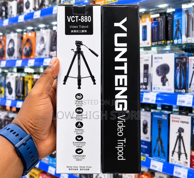 Yunteng VCT-880 Professional Video Tripod - 1