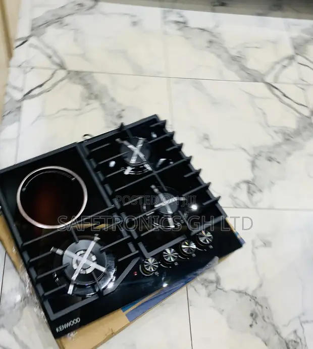 Original Glass Inbuilt Kenwood 3+1 60cm Black Hob - 1