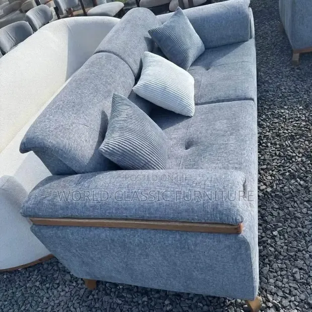 Modern Luxury 3-Seater Sofa & 2 Accent Chairs Set - 1