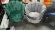 Luxury Velvet Shell Accent Chair - 2