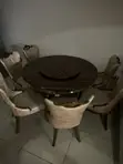 4walls Circular Dining Table (6 Seater) - 1