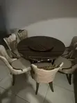4walls Circular Dining Table (6 Seater) - 2